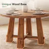 Tribesigns eettafel van massief beukenhout, 100 cm, Productafbeelding-voorbeeld 7