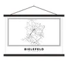 MuchoWow® Textilposter Stadtplan - Deutschland - Produktbild-Vorschau 1