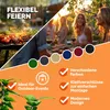 CASARIA 2x Seitenteilen für Pavillon 3x3m Blau Produktbild-Vorschau 5