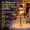 Schneemann Solar Gartenstecker, Weihnachtsdeko für Garten Produktbild-Vorschau 7