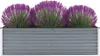 vidaXL Garten-Hochbeet Verzinkter Stahl 160x40x45 cm Grau Produktbild-Vorschau 12