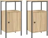 vidaXL Noční stolky 2 ks dub Sonoma 41x31x80 cm výrobek z Náhled obrázku produktu 2