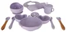 Kinder-Silikon-Utensilien-Krabben-Set, 9-teilig, lila Produktbild-Vorschau 11