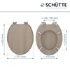 SCHÜTTE MDF WC Sitz MODERN WOOD, Toilettendeckel mit Produktbild-Vorschau 7