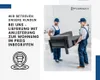 Two delivery men carrying a sofa. Produktbild-Vorschau