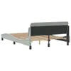 Bettgestell mit Kopfteil Hellgrau 140x200 cm Samt 373192 Produktbild-Vorschau 6