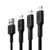 Green Cell Set 3x Ray Lightning Cable 30cm, 120cm, 200cm z Podgląd zdjęcia produktu 1