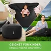 Green Bean® XXL Riesensitzsack 140x180cm + Hocker Produktbild-Vorschau 4