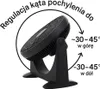 Volteno Wentylator-Cyrkulator Podłogowy Plastik  65W Podgląd zdjęcia produktu 11