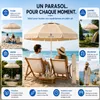 Fleau Goods Parasol de plage - Parasol plage/jardin  Voir les images du produit 7