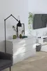 Bílá komoda se zásuvkami, 120 cm, 6 zásuvek, vhodná do Náhled obrázku produktu 5