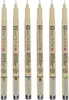 Sakura Fineliner Pigma Micron 05 Etui 6 Erdtöne Set Produktbild-Vorschau 3
