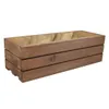 Blumenkasten aus Massivholz – braun, 50 cm Produktbild-Vorschau 1