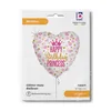 Folienballon Herz Glitter Birthday Princess 45cm Produktbild-Vorschau 3