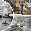 Theo&Cleo Rollhocker höhenverstellbar, Bürohocker mit Produktbild-Vorschau 4