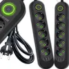 adattatore di presa a 5 vie con 3x USB, presa di Anteprima dell’immagine prodotto 1
