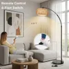 lampadaire 183cm Salon avec abat-jour en rotin, Lampadaire Voir les images du produit 2