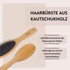 PARSA Beauty Essential Holz Haarbürste Massage Metallpins Produktbild-Vorschau 3