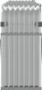 A product shot of a silver metal firewood rack. Náhled obrázku produktu