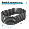 Quictent Hochbeet 180x90x45cm Oval, Pflanzkasten aus Produktbild-Vorschau 7