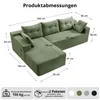 GLP Modulares Ecksofa 256 cm aus Cord, 4-Sitzer mit Produktbild-Vorschau 7