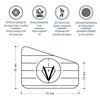 Vendix 152x Golf Impact Sticker - Wetterfestes Impact Tape Produktbild-Vorschau 2
