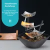 Feng Shui Tischbrunnen, dekorativer Wasserfall für Büro und Produktbild-Vorschau 4