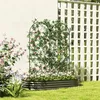Rostfreies Metall Rankgitter 2er Set 50x150 cm Produktbild-Vorschau 2