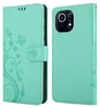 Cadorabo Hülle für Xiaomi Mi 11 5G in FLORAL TÜRKIS Produktbild-Vorschau 8
