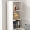 Moderný Biely Počítačový Stôl Pre Mladých S Policami Loft Náhľad obrázku produktu 11