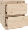 vidaXL Nachttisch 40x35x50 cm Massivholz Kiefer Produktbild-Vorschau 5