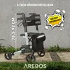 Lekki rollator AREBOS, 6-pozycyjna regulacja wysokości, Podgląd zdjęcia produktu 4