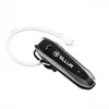 A close-up studio shot of a black and gray Bluetooth headset with a clear ear hook, isolated on a white background. Náhled obrázku produktu