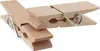 Famanu Holz-Wäscheklammern 50 Stück - Groß 7 cm x 1,8 cm - Produktbild-Vorschau 3