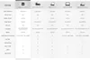 A comparison table of 70mai dash cams. Produktbild-Vorschau