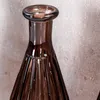 3er Set Vasen Glas H15cm Braun Blumenvase Tischdeko Produktbild-Vorschau 5