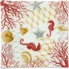 Excelsa Platte/Tablett Coral Glas 30x2,5x30 cm Bunt Produktbild-Vorschau 1