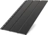 A close-up, angled view of dark gray vinyl siding panels against a white background. Produktbild-Vorschau