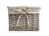 Weidenkorb für Regal 32x26 cm, grau Produktbild-Vorschau 3