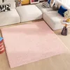 Tapis ESSENCE Carré Moderne Unicolore Rose  120 x 120 cm Voir les images du produit 1