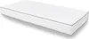 A white mattress with gray piping is shown on a white background. Produktbild-Vorschau