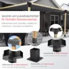 SOTECH Pfostenverbinder-Set 100 x 100 mm schwarz – 4x Produktbild-Vorschau 2