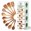 Bikolo® Holz Küchenutensilien Set 10-teilig – Holzspatel – Produktbild-Vorschau 1