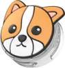 A close-up of a cute corgi-shaped AirTag holder. Produktbild-Vorschau