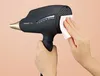 A person is cleaning the back filter of a black and rose gold Panasonic hair dryer with a white cloth. Anteprima dell’immagine prodotto