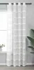 Halbtransparente Gardine mit Ösen HxB 245x140 cm Natur Produktbild-Vorschau 1