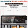 Doppelkammer-Heißluftfritteuse 3,5L+6,5L | Airfryer 10L Produktbild-Vorschau 7