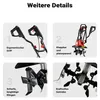 Wiltec Elektro Bodenfräse 1050 W mit 380 U/min, Kultivator Produktbild-Vorschau 7
