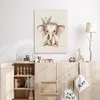 Wanddeko 60x80 cm - Kinder Bohemian - Elefant - Boho, Produktbild-Vorschau 4