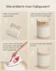 An instructional graphic showing how to remove creases from a laundry basket. Náhled obrázku produktu
